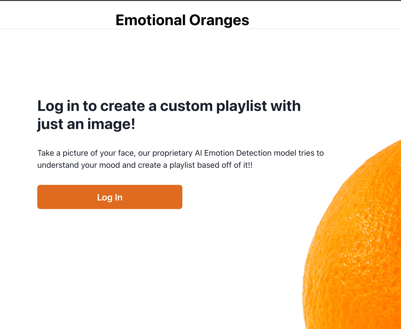 Emotional Oranges